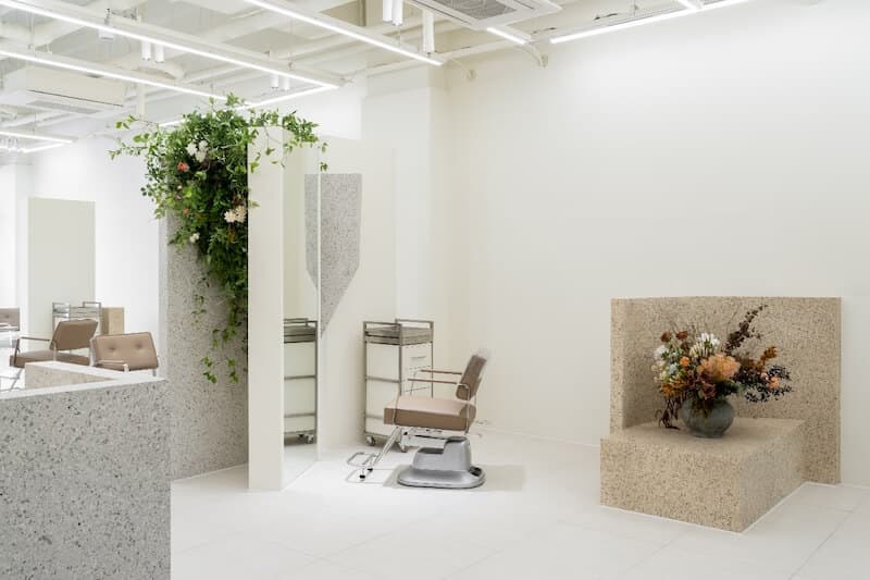 Interior of Lagom Hair Studio