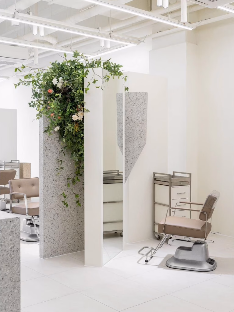 Interior of Lagom Hair Studio