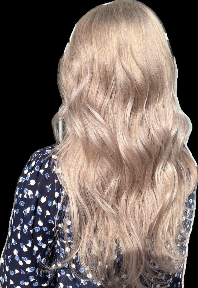 Long layered cut, kotori beige