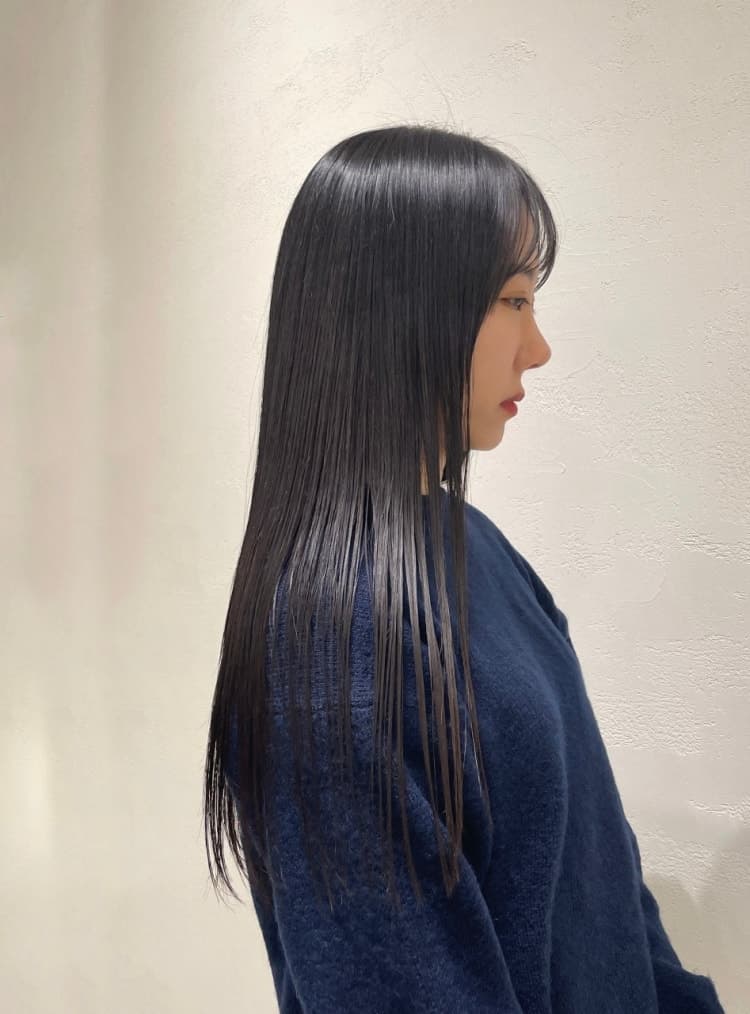 Long sleek cut